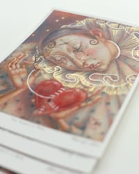 Image 3 of Your Heart’s a Mess (hand-embellished print) 15 cm x 20 cm