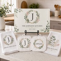 Personalized Kitchen Décor Gift Bundle
