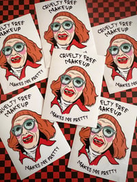 Image 2 of Cruelty Free Makeup Makes Me Pretty - Gladys Sticker