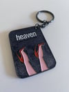 HEAVEN Glitter Enamel Keychain