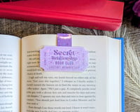 Image 5 of Book Trope Ticket Magnetic Bookmark