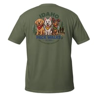 Image 4 of Idaho Pack Walks T-Shirt (Front + Back Logo)