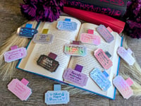 Image 4 of Book Trope Ticket magnetic Bookmarks