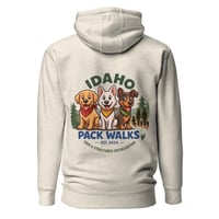 Image 4 of Idaho Pack Walks Hoodie (Front + Back Logo)