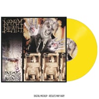 Image 2 of NAPALM DEATH - "ENEMY OF THE MUSIC BUSINESS" LP (UK Import)