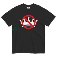 Image 1 of No Kings! Shirt in Black Unisex garment-dyed heavyweight t-shirt