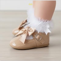 Image 1 of biscuit bow shoes