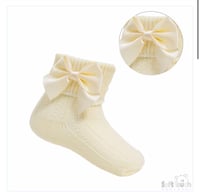 Image 1 of Ankle bow socks