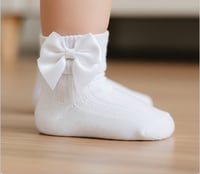 Image 4 of Ankle bow socks