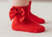 Image 6 of Ankle bow socks