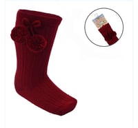 Image 4 of Knee Pom Pom socks