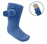 Image 5 of Knee Pom Pom socks