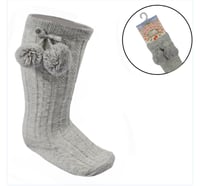 Image 6 of Knee Pom Pom socks