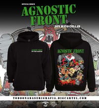 AGNOSTIC FRONT mayor mayo colab / HOODIE BLACK 
