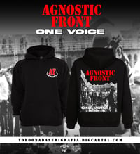 AGNOSTIC FRONT one voice 1992 HOODIE BLACK 