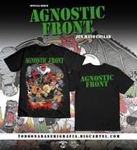 AGNOSTIC FRONT  mayor mayo T SHIRT BLACK