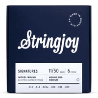 Image 1 of Stringjoy 11-50 Wound 3rd Medium Gauge Signatures - Nickel Wound Electric Guitar Strings