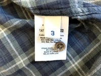 Image 7 of 45rpm button down plaid shirt, size 3 (fits M)