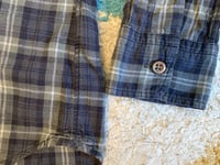 Image 5 of 45rpm button down plaid shirt, size 3 (fits M)