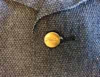 Image 5 of Graph Zero indigo dyed sashiko shop coat, size L