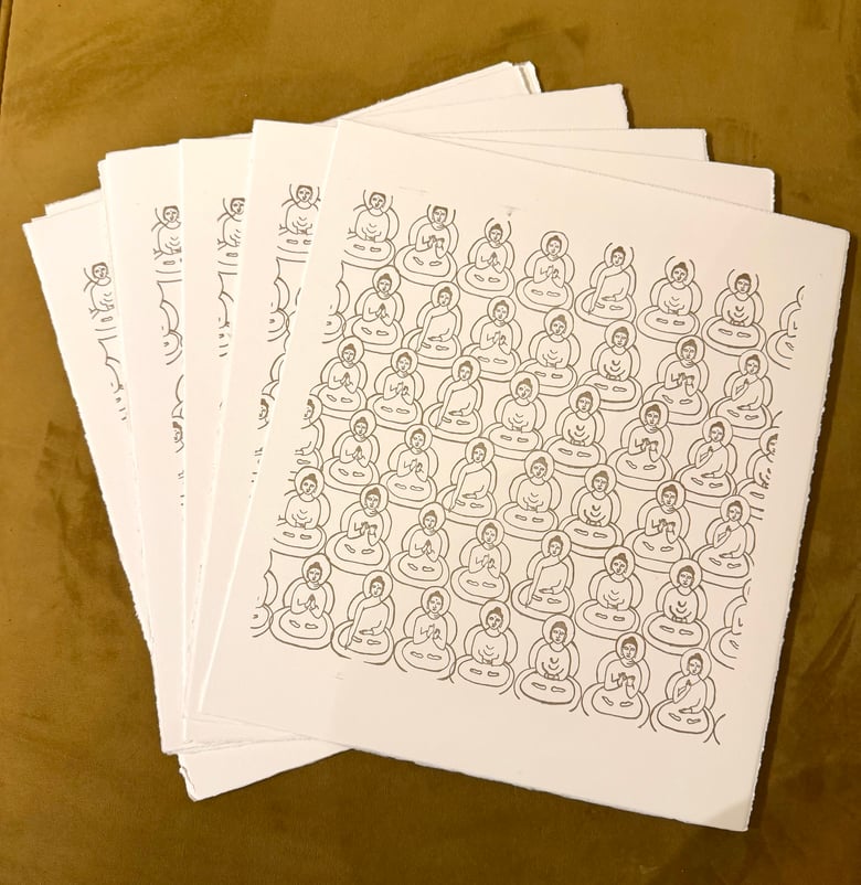 Image of Gold Letterpress Prints
