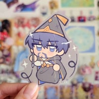 Image 2 of wha ❄️ die cut stickers