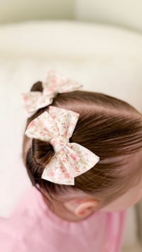 Image 2 of Pinwheel bow/ Floral Grace