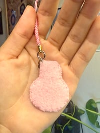 Image 3 of Felt-backed love/healing potion keychain