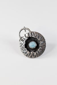 Image 2 of Larimar Shadow Box style Pendant