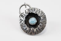 Image 1 of Larimar Shadow Box style Pendant