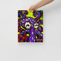 Image 2 of Inky Tentacles Canvas Print
