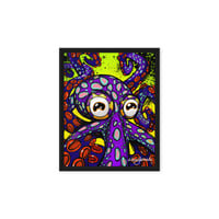 Image 1 of Inky Tentacles Framed Canvas Print