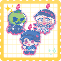 Image 1 of the hundred line defense academy vol 2 ✨ epoxy acrylic charms