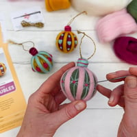 Image 4 of Needle Felting Kit – Vintage Baubles