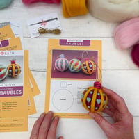 Image 7 of Needle Felting Kit – Vintage Baubles