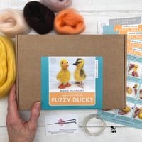 Image 2 of Needle Felting Kit – Fuzzy Ducks