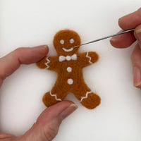 Image 7 of Needle Felting Kit – Gingerbread Decorations