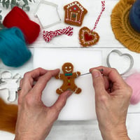 Image 11 of Needle Felting Kit – Gingerbread Decorations