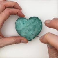 Image 6 of Needle Felting Kit – Heart Decorations