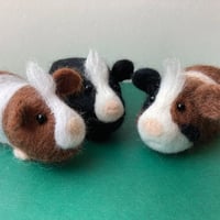 Image 1 of Needle Felting Kit – Guinea Pigs