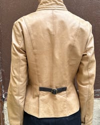 Image 3 of CARAMEL LEATHER JACKET