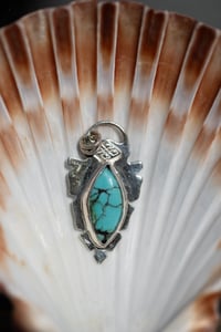 Image 2 of Turquoise Arrow Head pendant