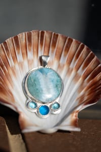 Image 1 of Larimar Sea glass - Oceans of blue