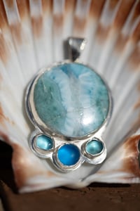 Image 2 of Larimar Sea glass - Oceans of blue
