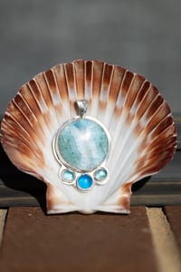 Image 4 of Larimar Sea glass - Oceans of blue