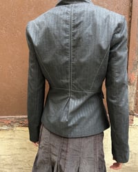 Image 3 of CHARCOAL PINSTRIPE JACKET