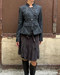 Image 4 of CHARCOAL PINSTRIPE JACKET