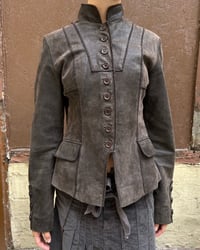 Image 2 of DARK BROWN LEATHER JACKET