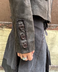 Image 5 of DARK BROWN LEATHER JACKET