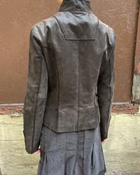 Image 3 of DARK BROWN LEATHER JACKET